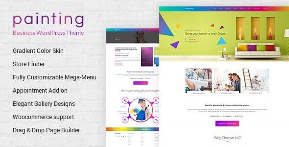 Paint – Painting Company WordPress Theme